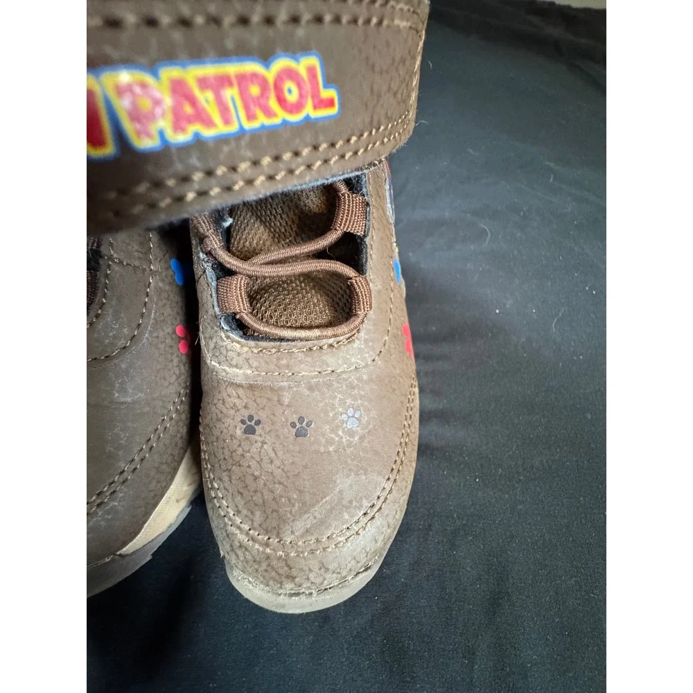 Nickelodeon Paw Patrol Toddler Boys Brown Hiking Boots Chase Marshall Size‎ 7